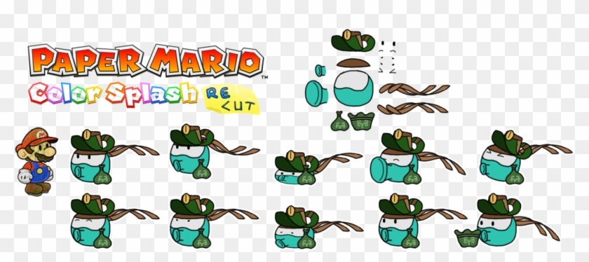 Prelude To The Recolored Paper Tale - Cartoon Clipart