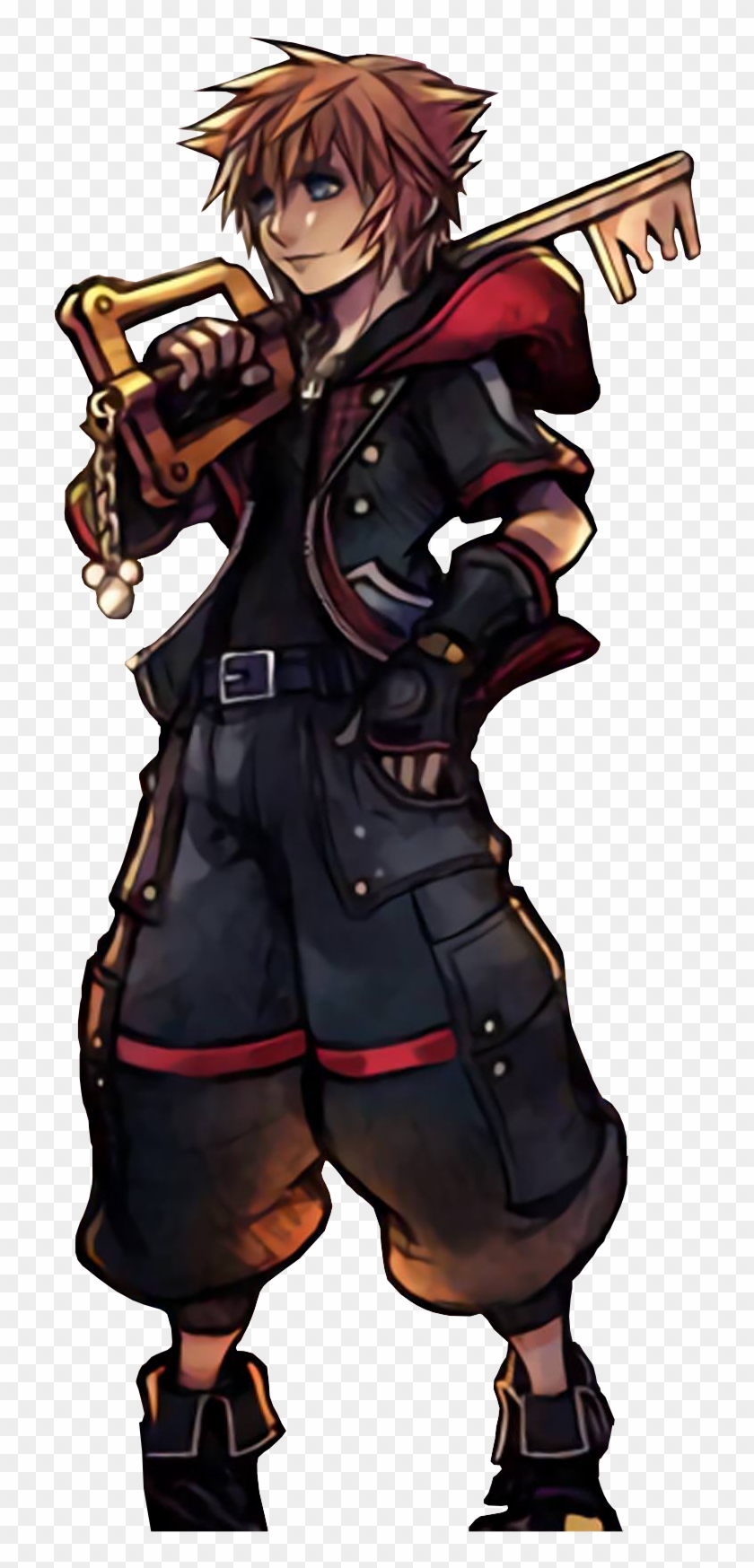 Kh3[kh3] So I Tried To Cut Sora Out Of The Cover Art - Kh3 Box Art Sora Clipart