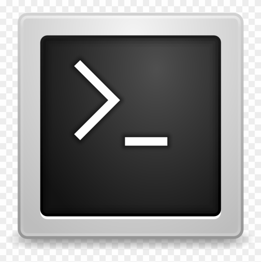 Download Svg Download Png - Gnome Terminal Icon Clipart