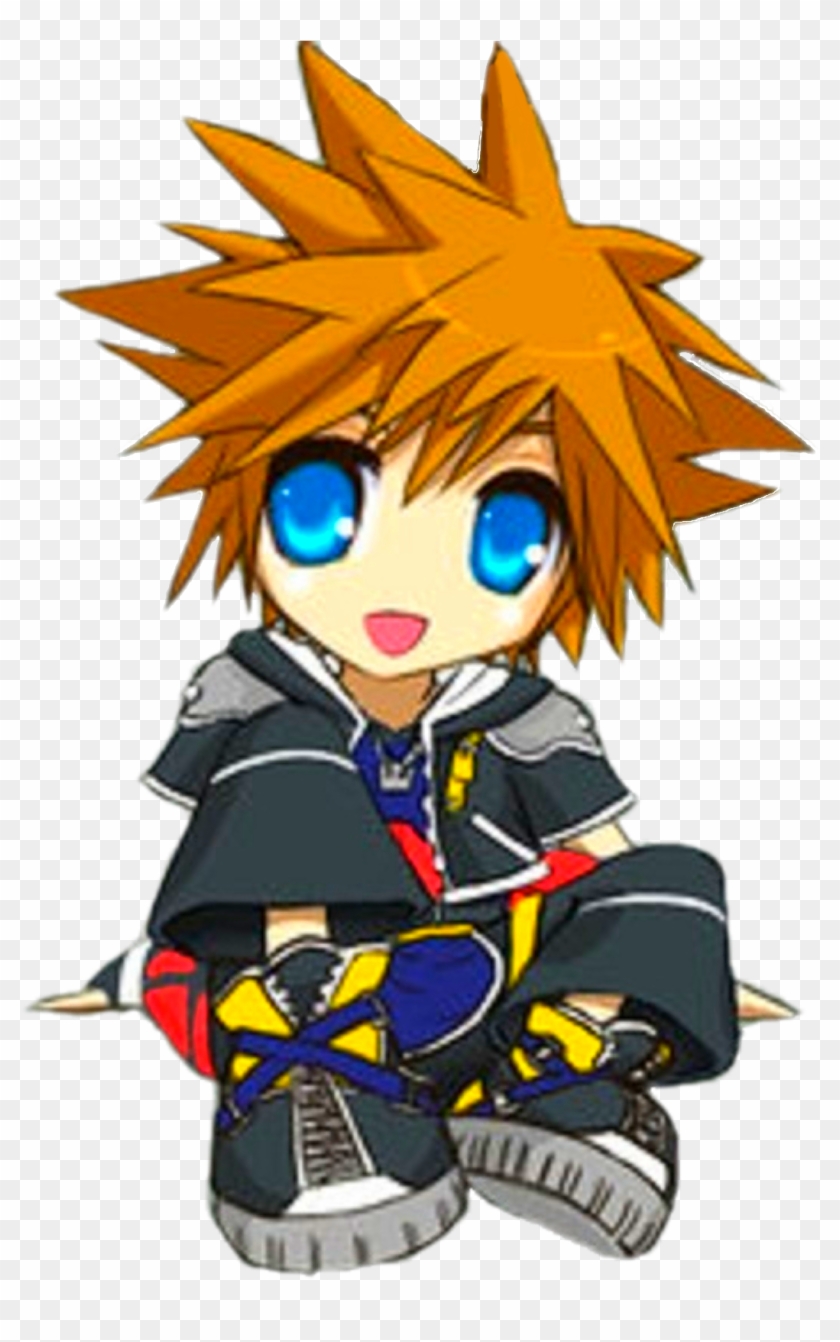 Sora From Kingdom Of Hearts - Sora Chibi Clipart