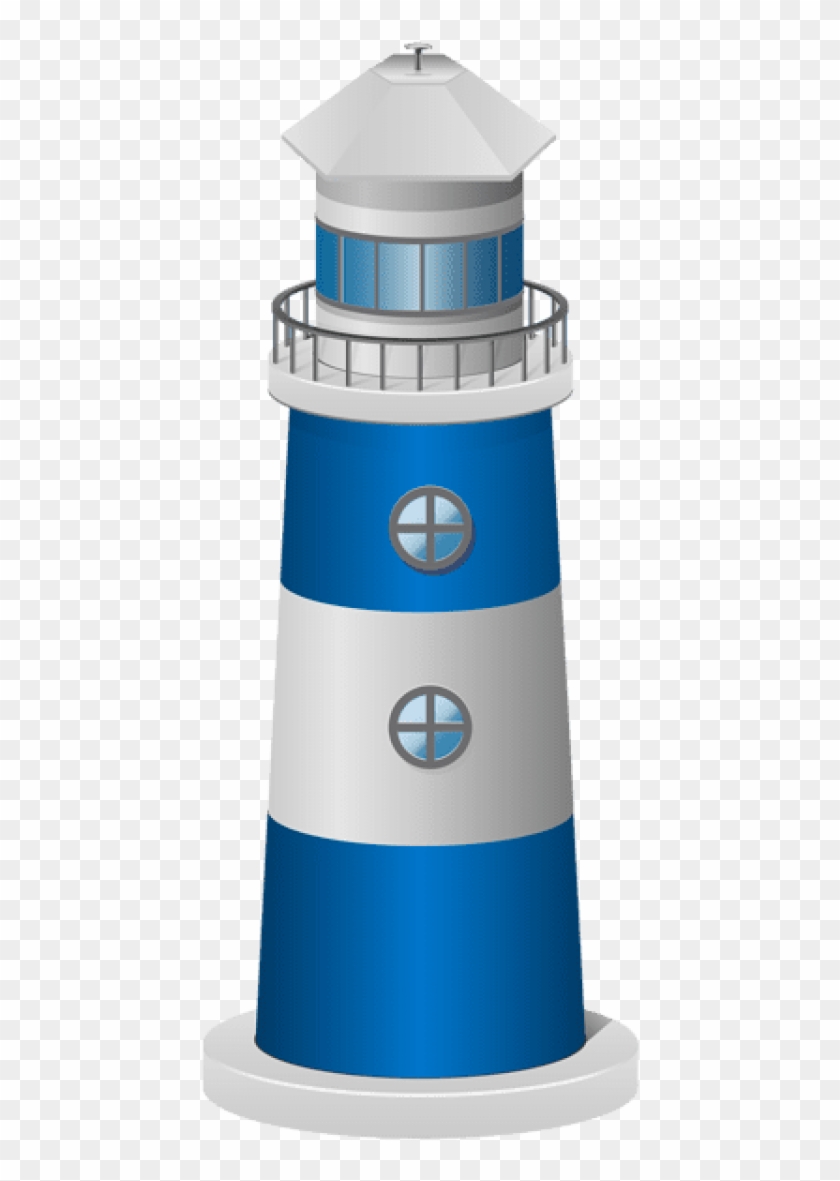 Free Png Download Lighthouse Blue Clipart Png Photo - Lighthouse Clipart Blue Transparent Png #1152487