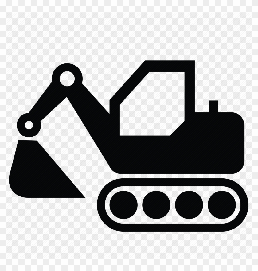 Excovator Clipart Under Construction - Excavator Icon - Png Download