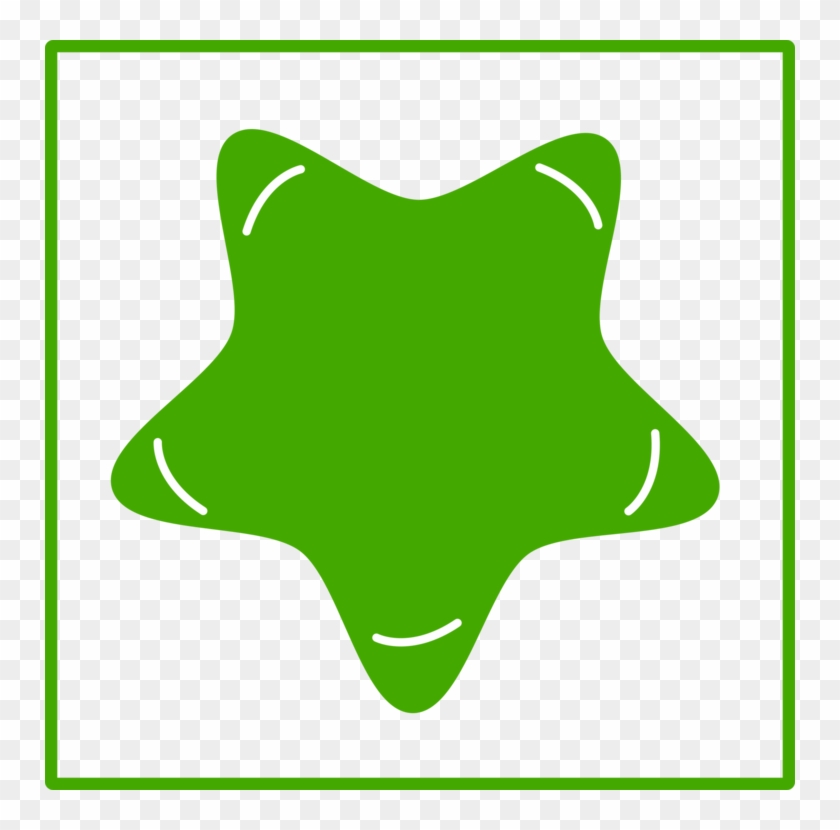 Computer Icons Green Star Symbol Clipart #1153220
