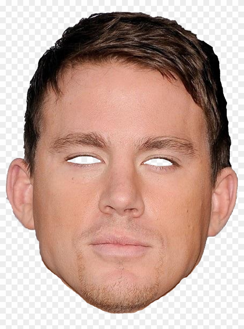 Nicolas Cage Face Mask Printable - Channing Tatum Clipart