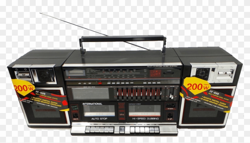 Free Png Download Vintage Ghettoblaster Png Images - Boombox Clipart #1153800