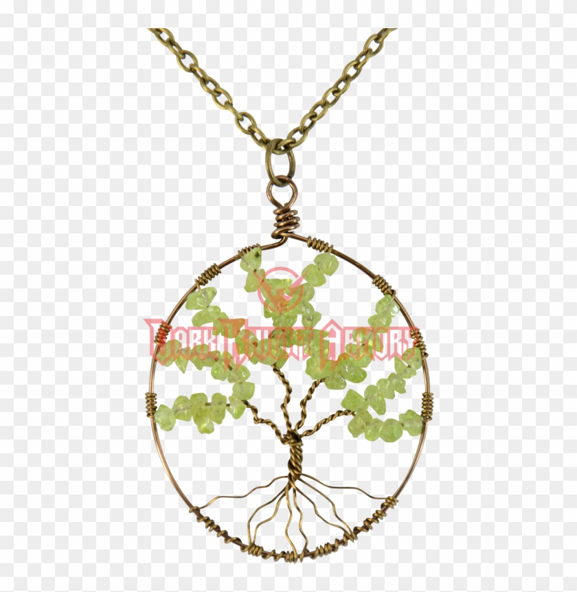 Wire Wrapped Celtic Tree Of Life Necklace - Locket Clipart