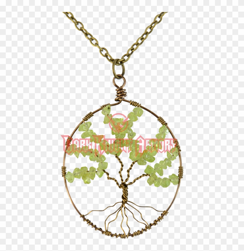 Wire Wrapped Celtic Tree Of Life Necklace - Locket Clipart #1154364