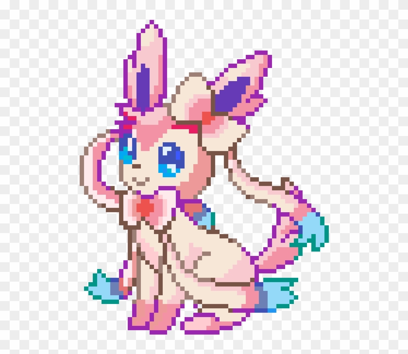 Sylveon - Sylveon Pixel Art Png Clipart