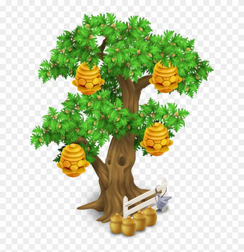 Beehive Png - Bee Hive Tree Clip Art Transparent Png #1154715