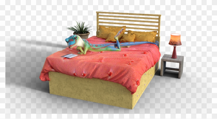 Feel At Home, Cozy, Place To Sleep, Bed, Bedding - Bed Clipart