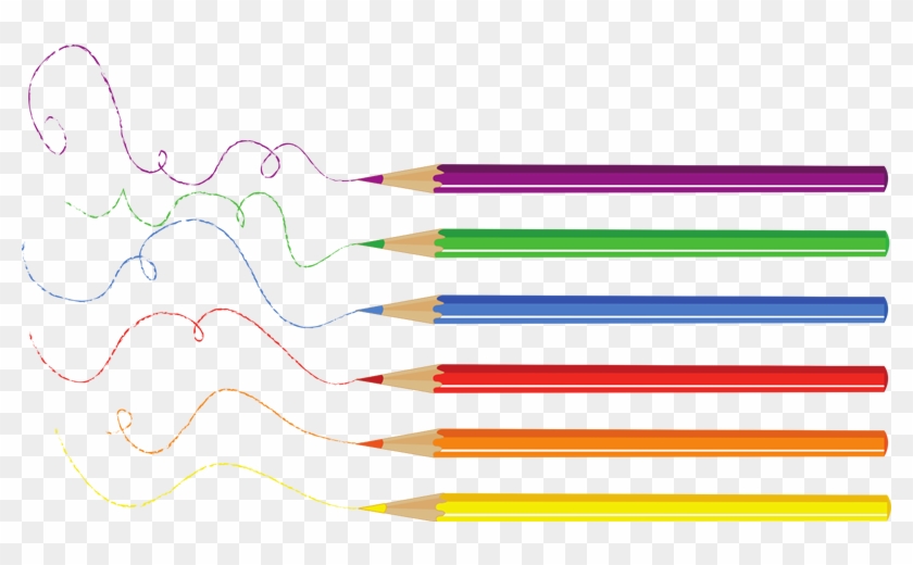 Pencil-crayons - Statistical Graphics Clipart