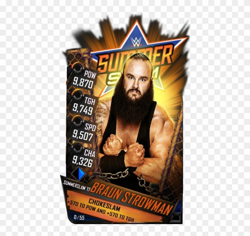 Braun Strowman Wwe Supercard Season Debut Wwe Supercard - Wwe Supercard Jimmy Uso Clipart #1155836