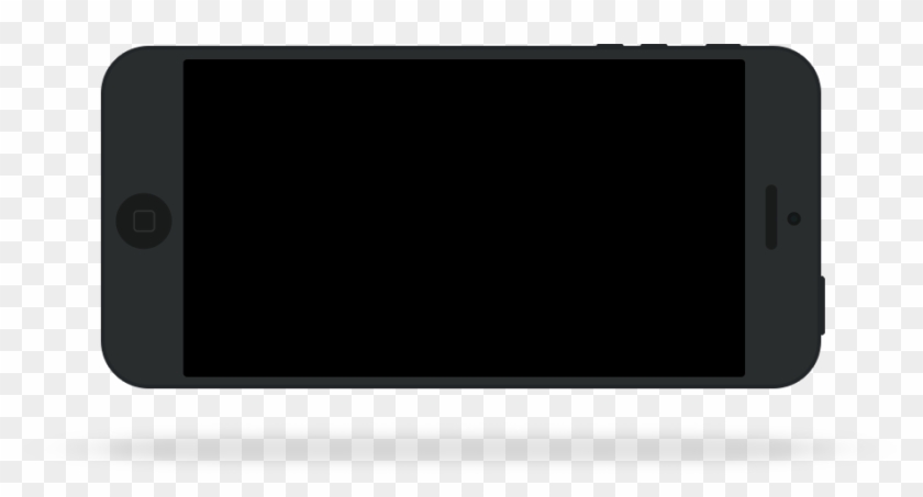 Iphone-landscape - Smartphone Clipart