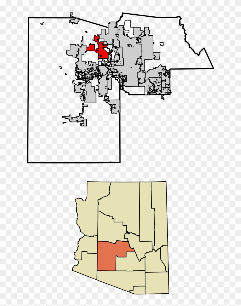 Maricopa County Arizona Incorporated And Unincorporated - Arizona Clipart