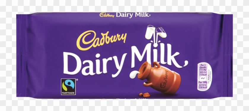 Cadbury Dairy Milk Chocolate Bar 110g - Cadbury's Bar Clipart #1156224