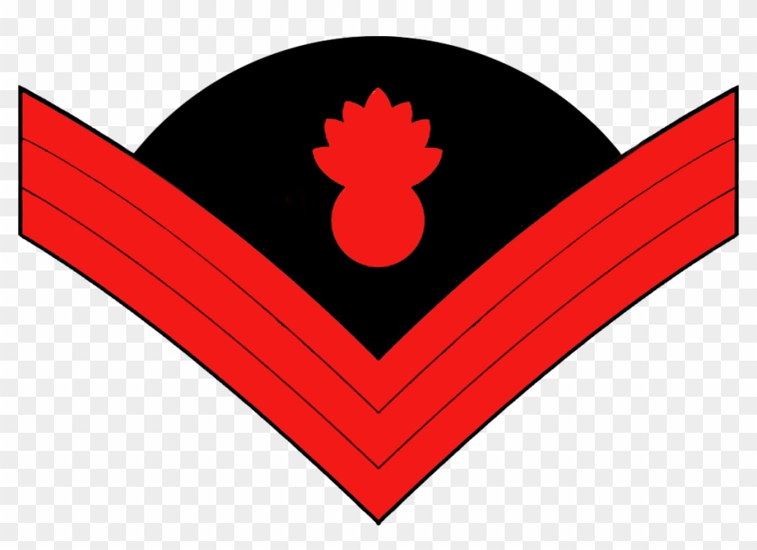 Artillery Ordinance Sergeant 1900-1902 - Pink Heart Clipart #1156320
