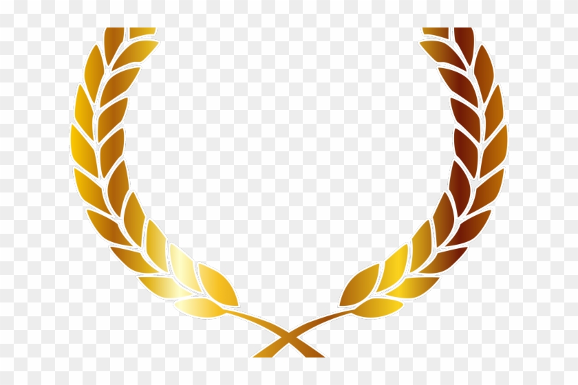 Golden Clipart Laurel Wreath - Golden Laurel Wreath Png Transparent Png