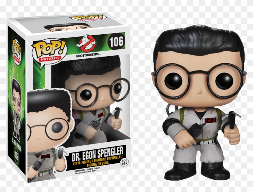 Egon Spengler Pop Vinyl Figure - Funko Pop Egon Spengler Clipart