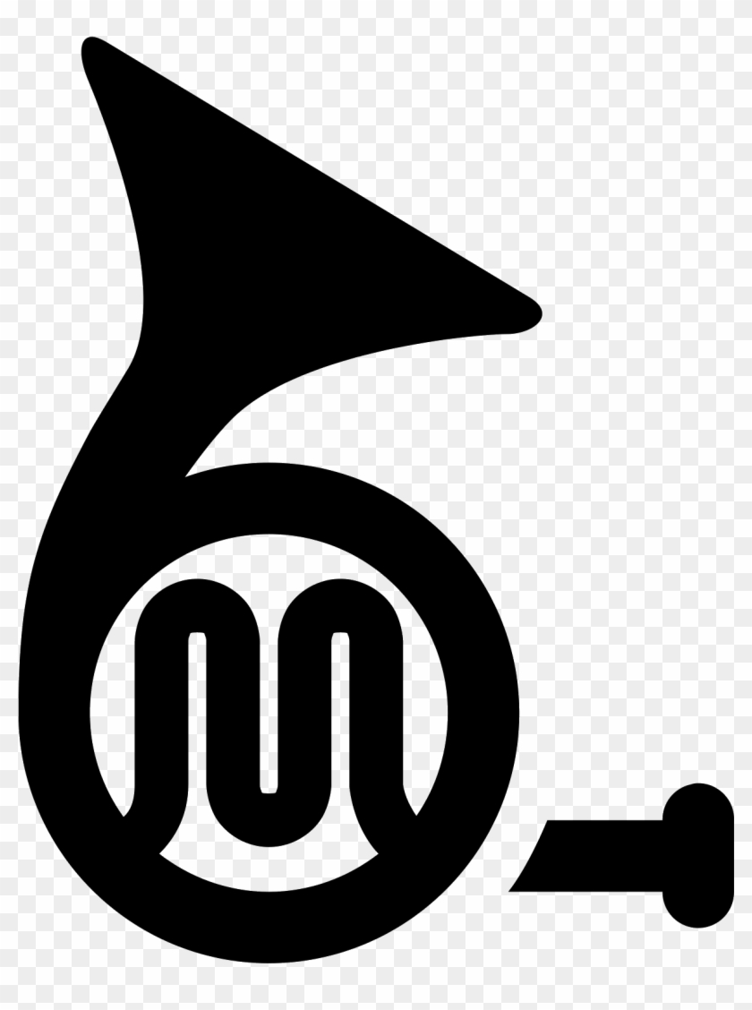 French Horn Png - French Horn Icon Clipart #1156658