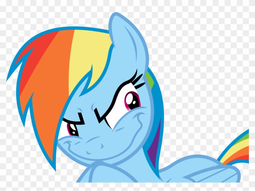 Grinch Face Png - My Little Pony Crazy Rainbow Dash Clipart #1156736
