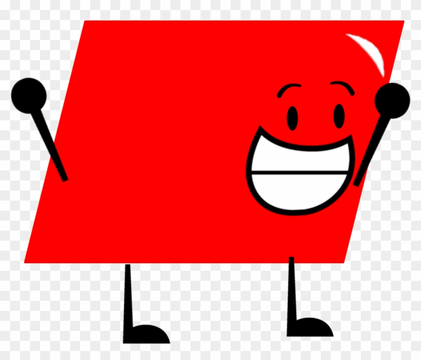 Parallelogram Png - Red Parallelogram Clipart #1156801
