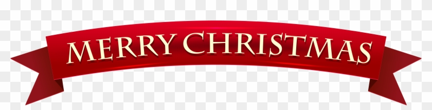 Merry Christmas Banner Png - Merry Christmas Long Banner Clipart #1156825