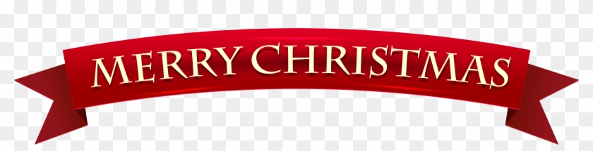 Merry Christmas Banner Png - Merry Christmas Long Banner Clipart