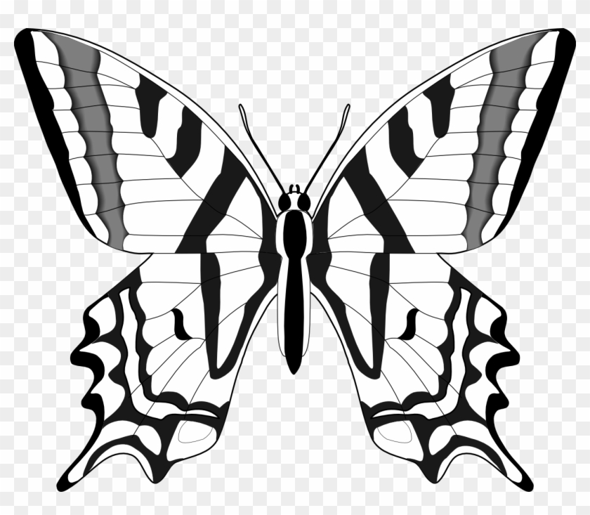 Free Grinch Clip Art - Clipart Butterfly Images Black And White - Png Download #1156911