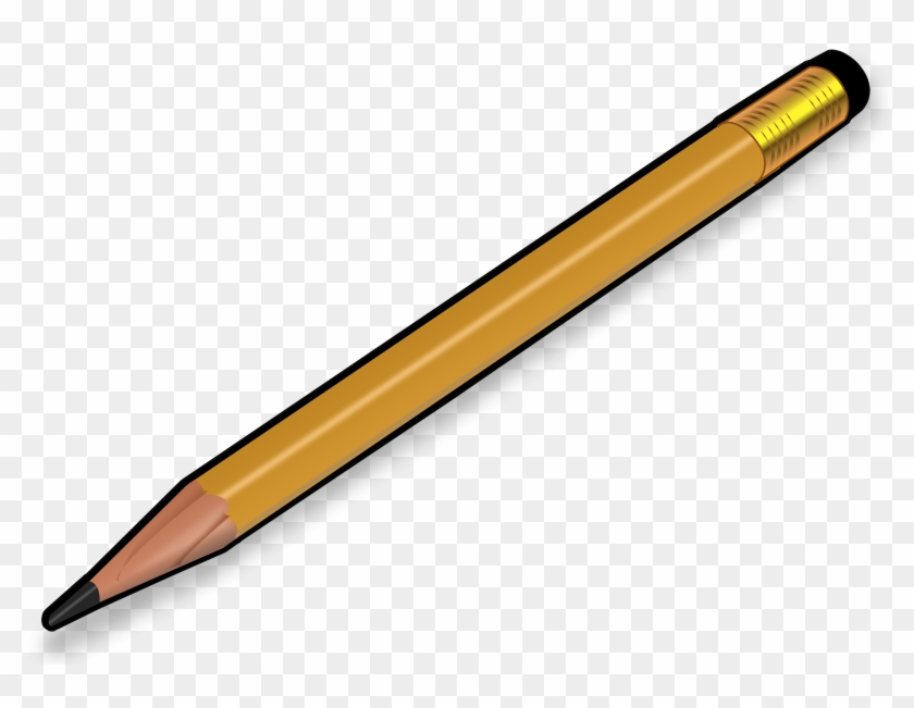 21 Pencil Clipart Black And White Clip Art Long Objects Png Download Pikpng