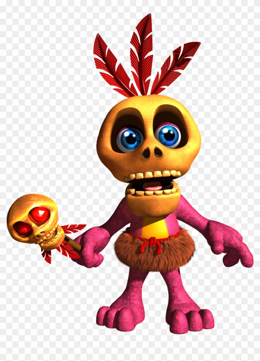 The Mysterious Shaman Banjo - Mumbo Jumbo Banjo Kazooie Clipart