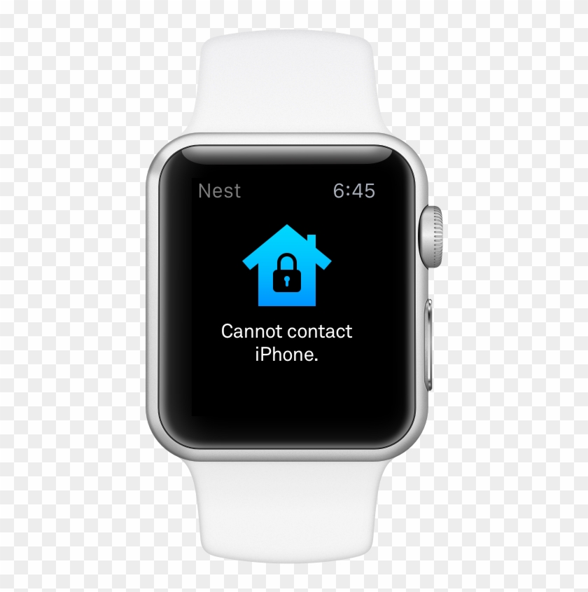 If Your Watch Isn't Connected To Your Iphone, The Nest - Nest App Apple Watch Clipart