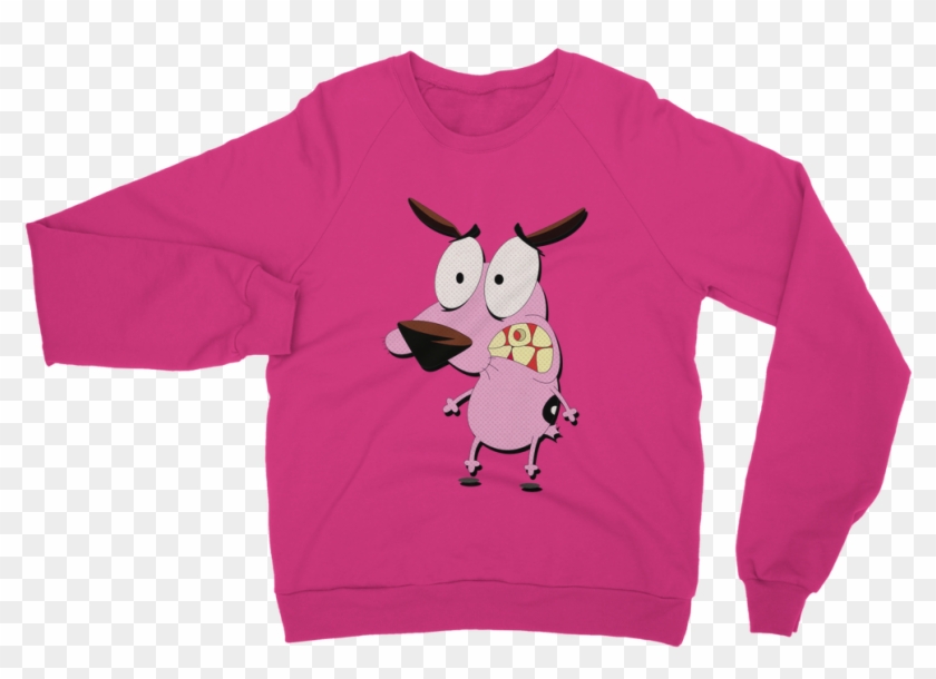 Courage The Cowardly Dog Classic Adult Sweatshirt - Sweatshirt Clipart