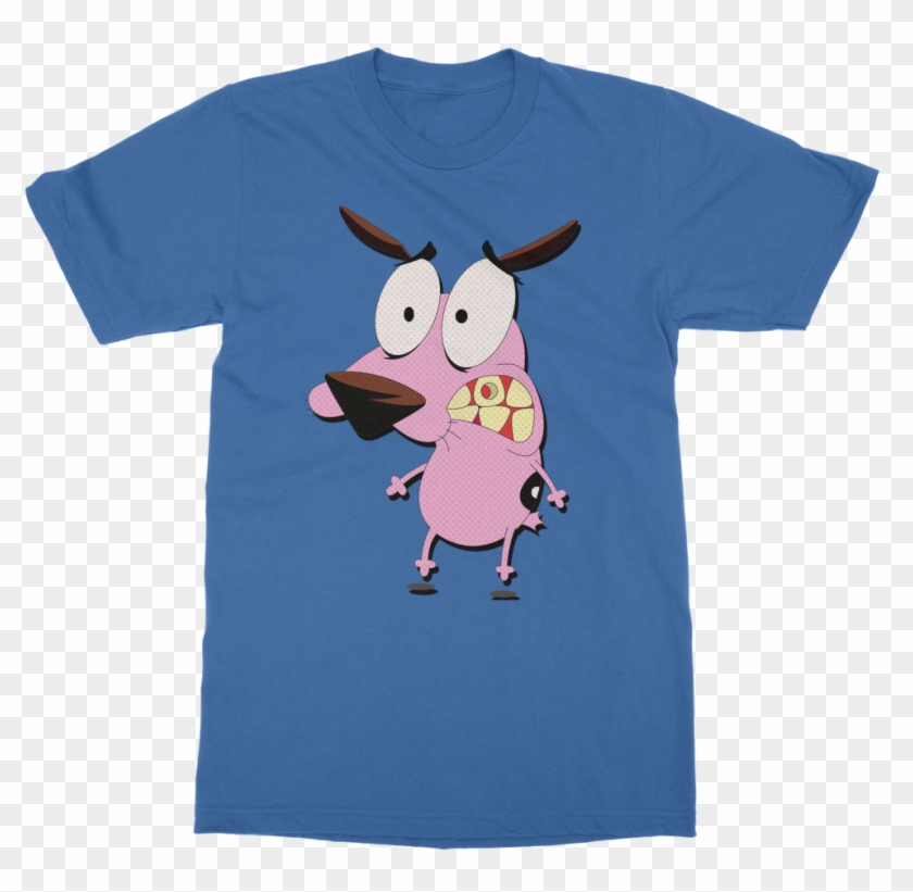 Courage The Cowardly Dog Classic Adult T-shirt - T-shirt Clipart