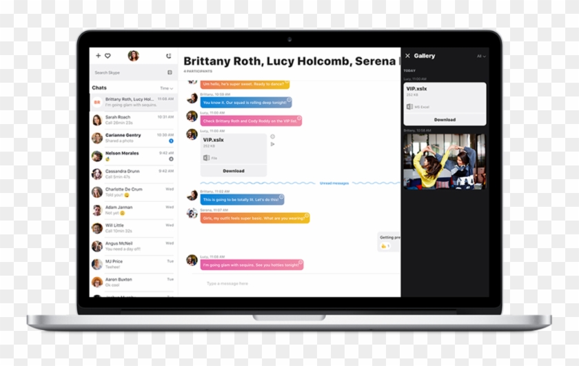 Skype New Version Clipart