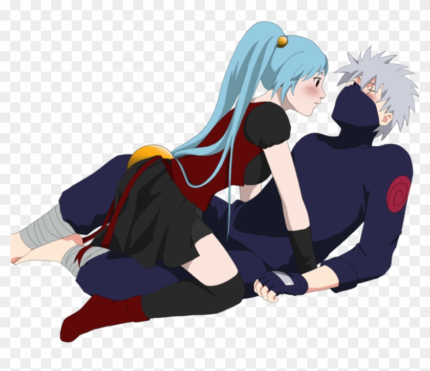 Kakashi Hatake And Mina Love By Pungpp - Cartoon Clipart