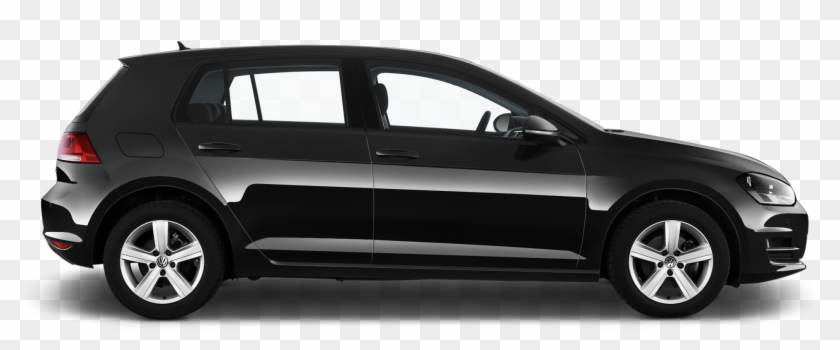 Volkswagen Golf Company Car Side View Clipart