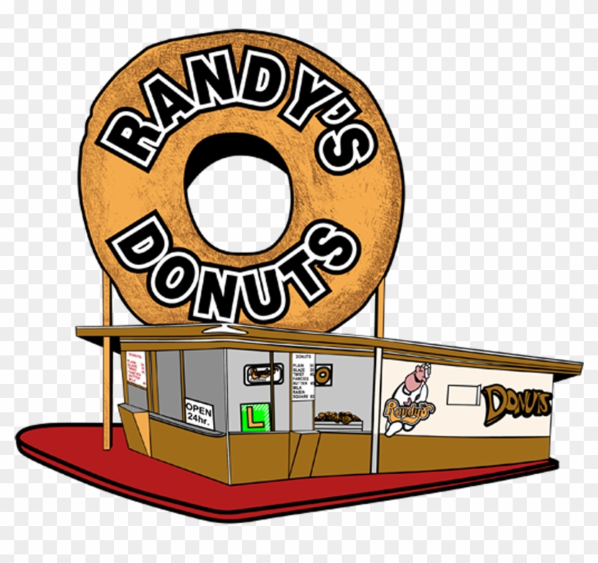 Doughnut Clipart Long John Donut - Randys Donuts Clipart - Png Download