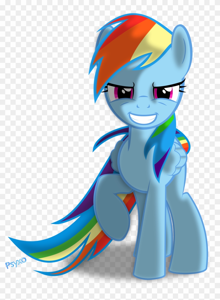 Rainbow Dash By Psyxofthoros-d599712[1] - Pinkie Pie And Rainbow Dash Love Clipart