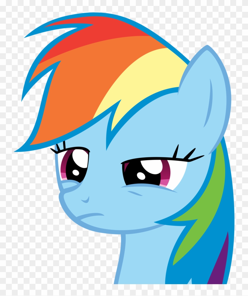 Rainbow Dash - Mlp Rainbow Dash Tired Clipart #1159444