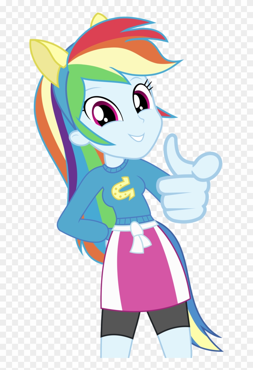 Rainbow Dash Pointing At You Vector By Greenmachine987 - My Little Pony Equestria Girls Rainbow Dash Deviantart Clipart #1159555