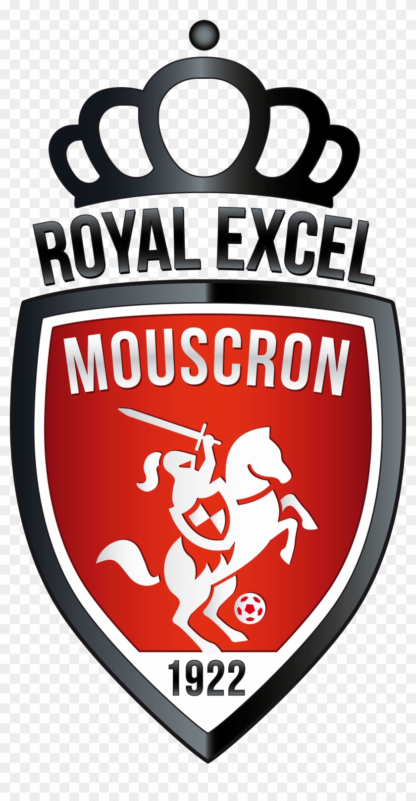 Royal Excel Mouscron Logo Belgian First Division A - Royal Excel Mouscron Logo Clipart #1159686