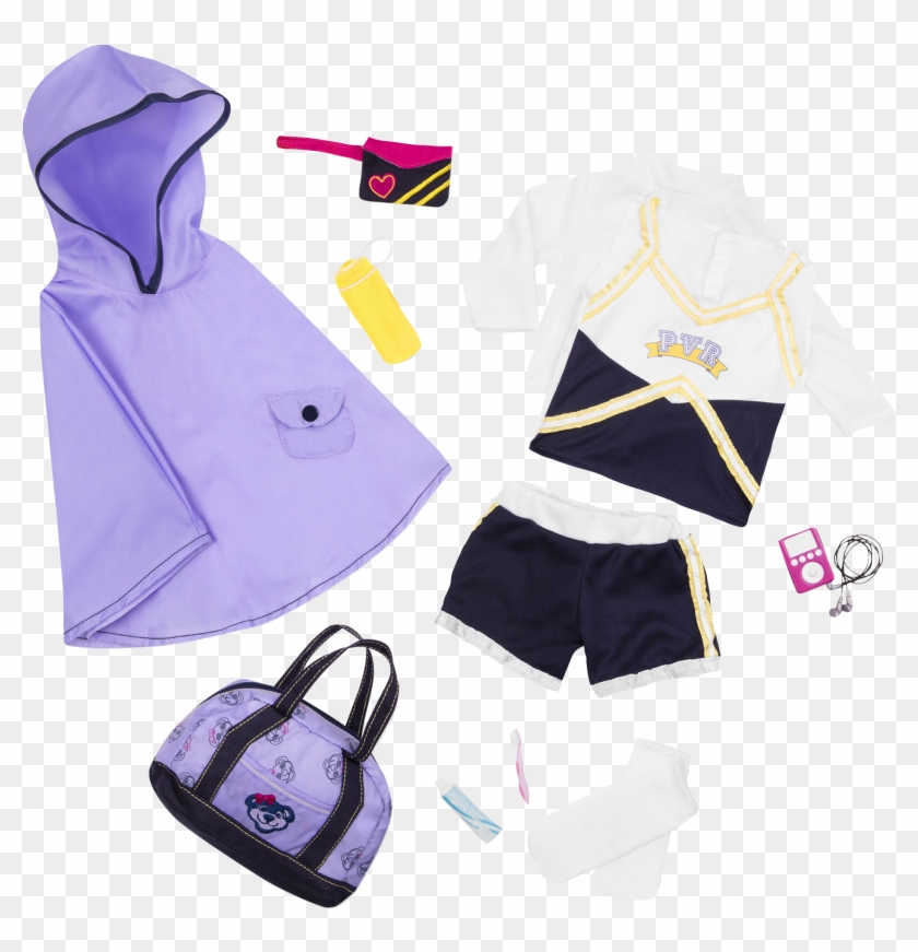 Cheerleader Camp Accessory Set For 18-inch Dolls - Hoodie Clipart #1160005
