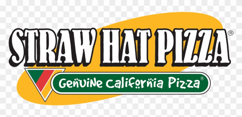 Straw Hat Pizza Santa Maria - Straw Hat Pizza Logo Clipart #1160428