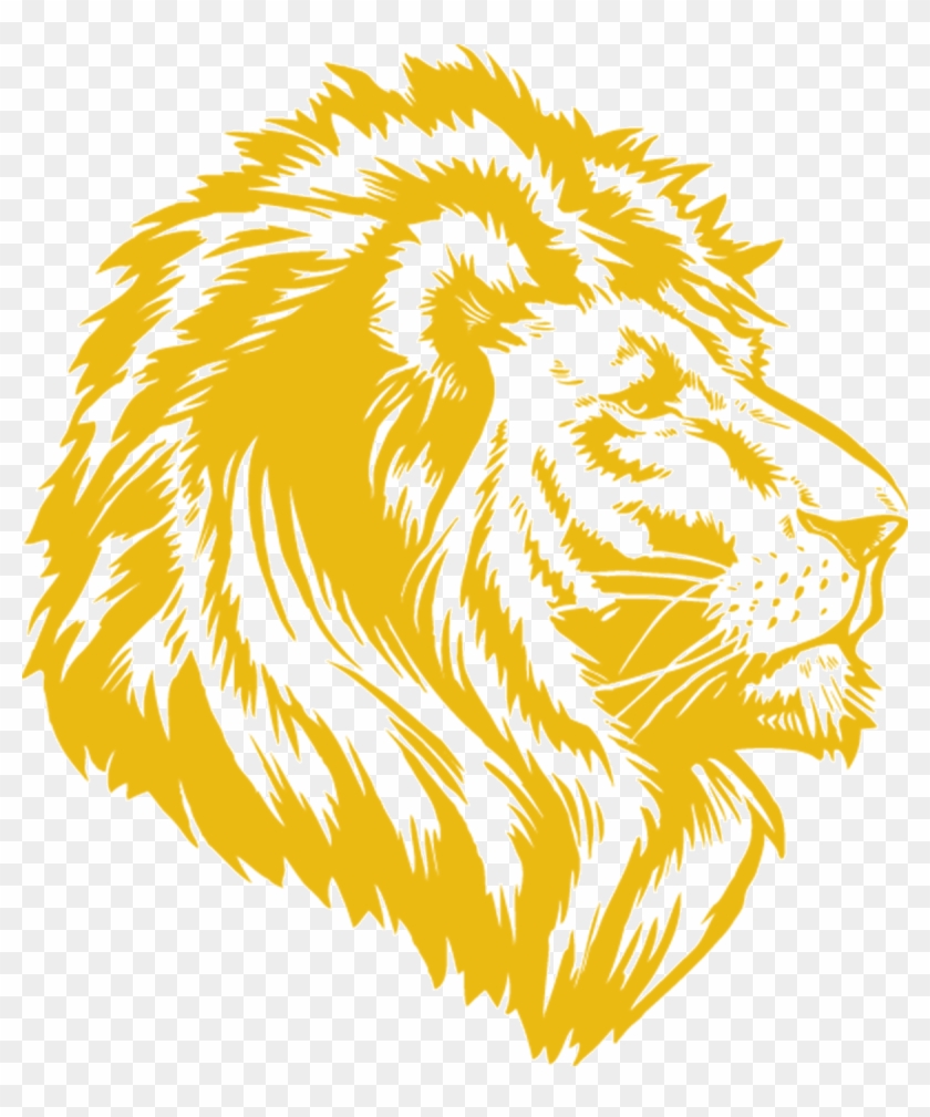 1200 X 1385 10 - Blue And Gold Lion Clipart
