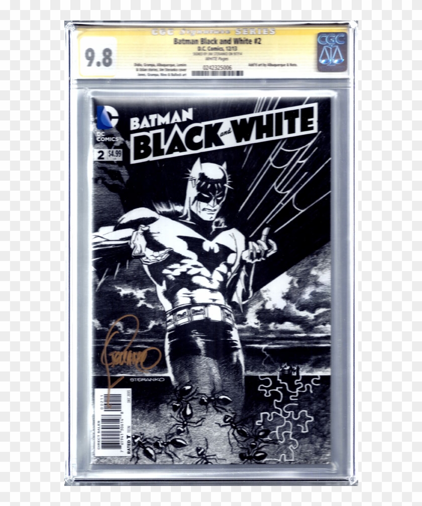 Batman Black And White Signed Comic Book - Batman Black And White #2 By Steranko Clipart