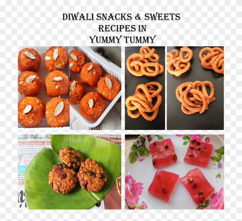 Diwali Recipes In Yummy Tummy Diwali Sweets Recipes - Fried Food Clipart #1162678