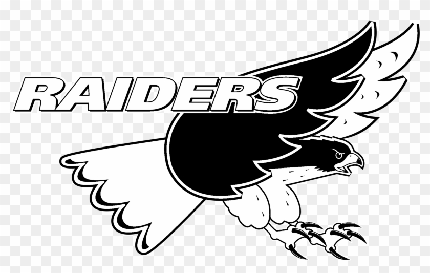 Southern Oregon Raiders Logo Black And White - Illustration Clipart