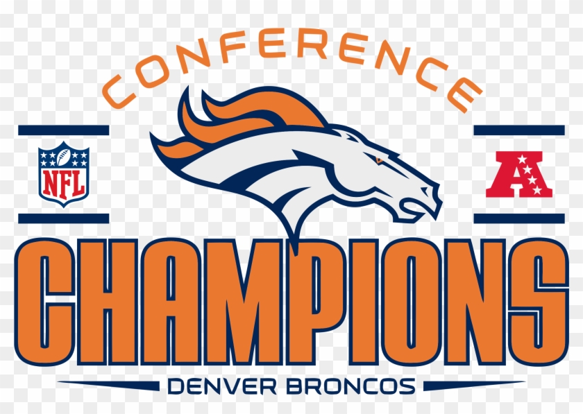 3000px Denver Broncos Afc Champions Logo - Denver Broncos Colors Clipart