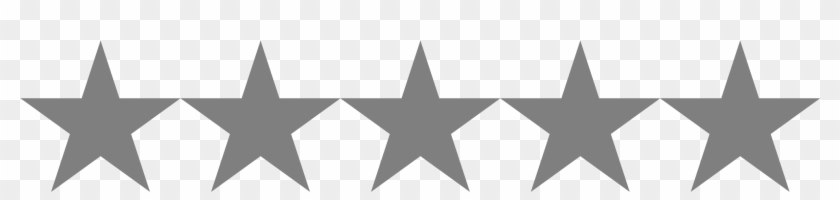 Line Of Stars Png - Five Stars White Transparent Clipart