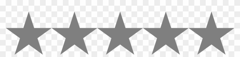Line Of Stars Png - Five Stars White Transparent Clipart #1163132